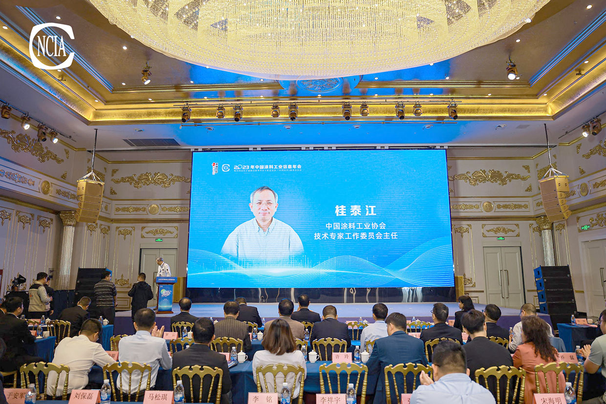 中國涂料工業(yè)協(xié)會(huì)技術(shù)專家工作委員會(huì)主任桂泰江主持會(huì)議
